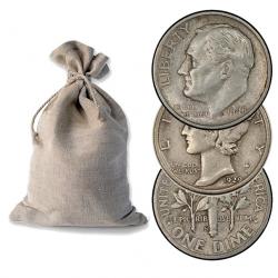 Bags of 90% Silver Dimes