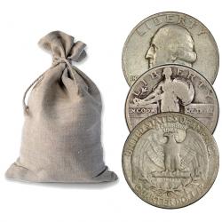 Bags of 90% Silver Quarters