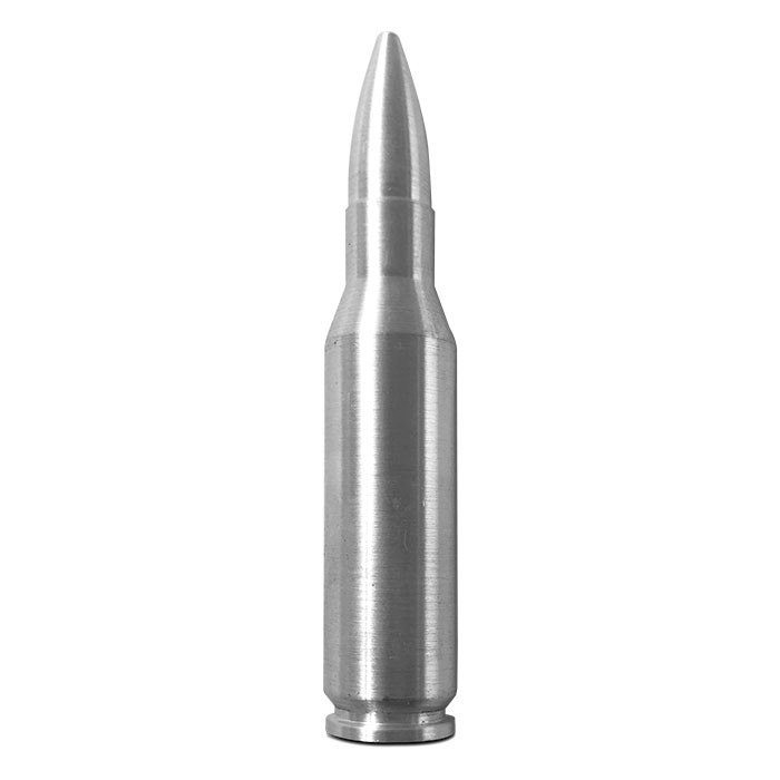 308 Caliber Pure Silver Bullet Bullion (2 oz)