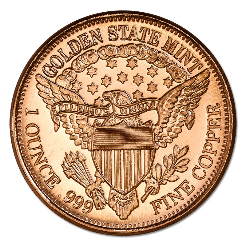 Standing Liberty 1 Oz Copper Round - 1 Oz Copper Coin