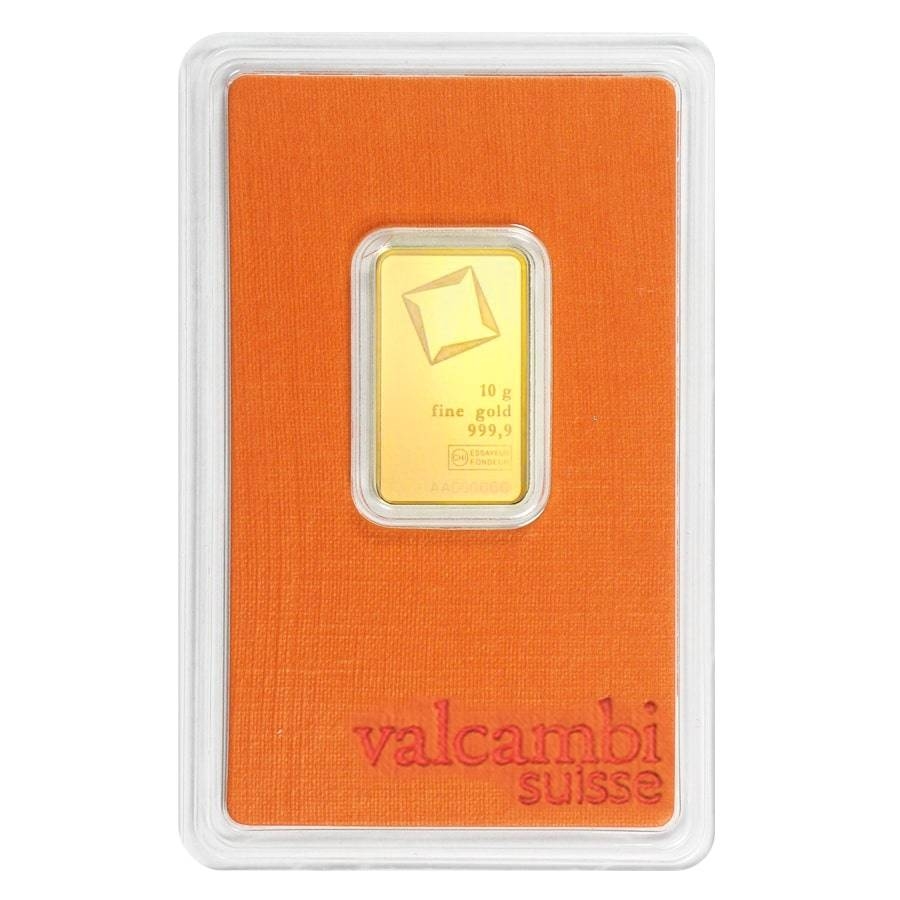 Buy the Valcambi 10 Gram Gold Bar (In Assay) | Monument Metals ...