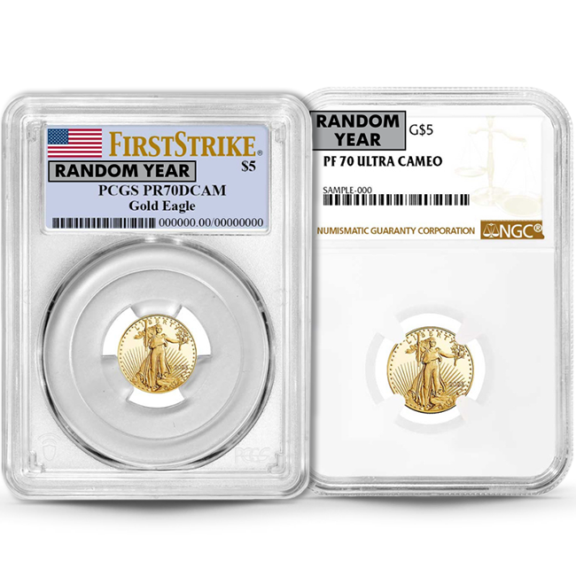 Buy 1/10 Oz American Gold Eagle Proof PR70 DCAM | Monument Metals -  Monument Metals