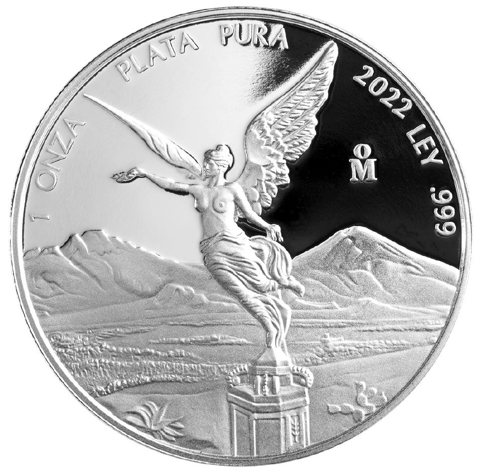 Buy the 2022 1 Oz Proof Mexican Silver Libertad Coin Monument Metals