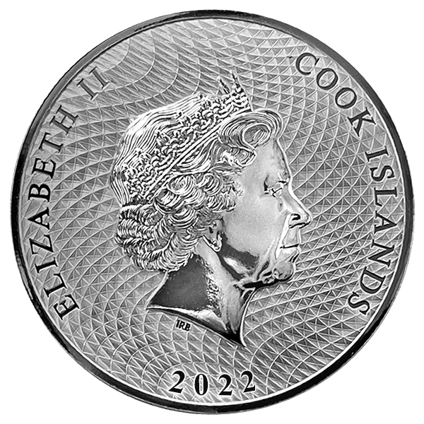 Buy 2022 Cook Island 1 Oz Silver HMS Bounty Coin (BU) Monument Metals