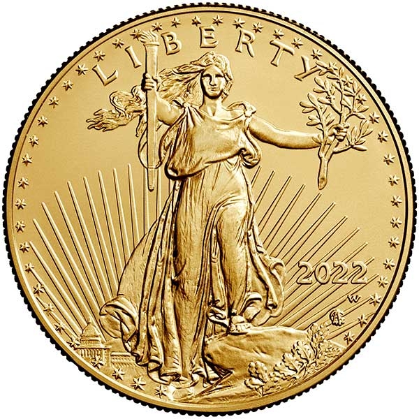 Buy the 2022 1 Oz American Gold Eagle (BU) | Monument Metals - Monument ...