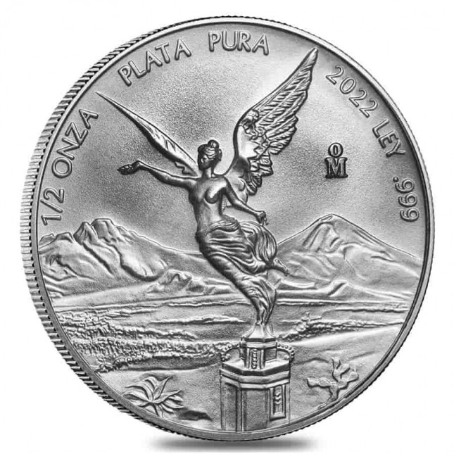 Buy 2022 1/2 Oz Mexican Silver Libertad Coin (BU) Monument Metals