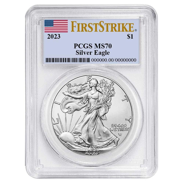 Buy 2023 1 Oz American Silver Eagle PCGS MS70 First Strike Monument