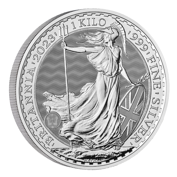 Buy the 2023 Great Britain Kilo (32.15 oz) Silver Britannia Type 2 (BU ...