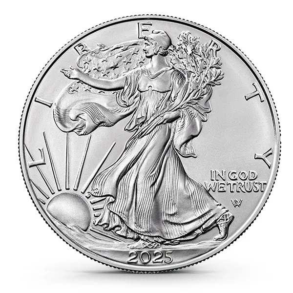 Buy the 2025 1 Oz American Silver Eagle Monster Box of 500 Coins (BU