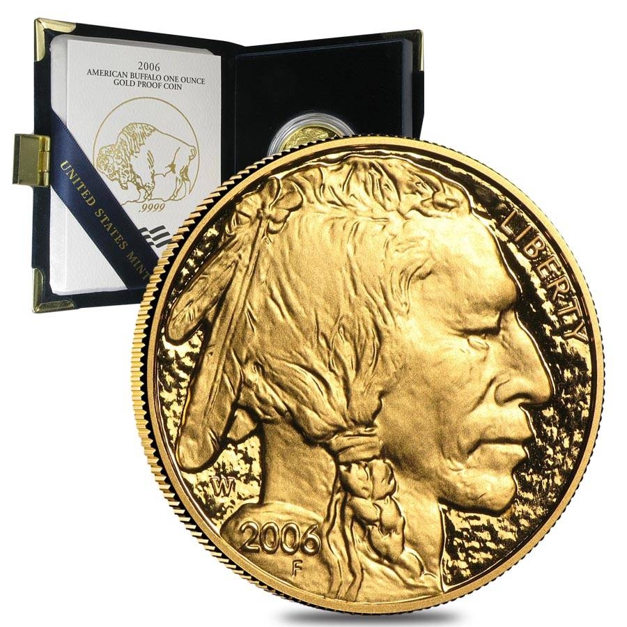 Buy the 2006 W 1 Oz Proof Gold Buffalo in OGP Monument Metals