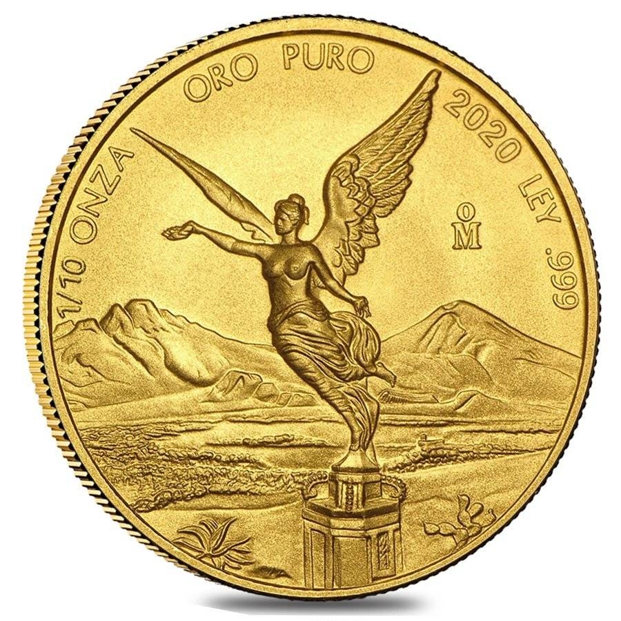 Buy the 2020 1/10 Oz Mexican Gold Libertad (BU) | Monument Metals ...