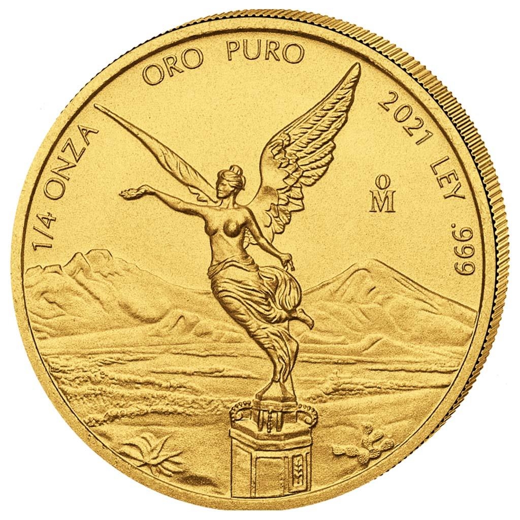 Buy the 2021 1/4 Oz Mexican Gold Libertad (BU) | Monument Metals ...