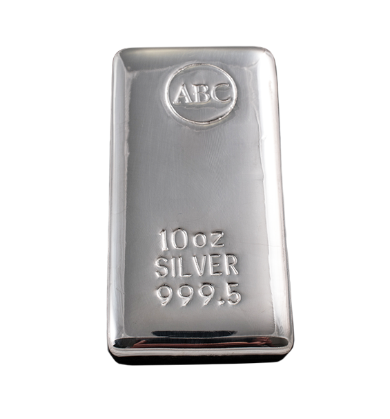 10 oz Silver Bar, Investment Bullion