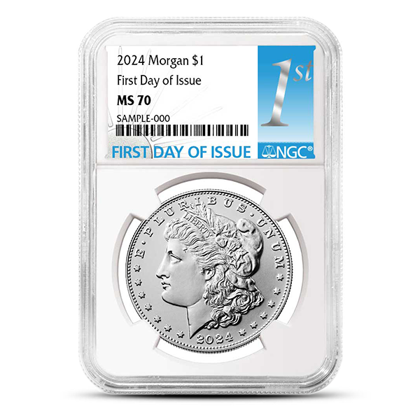 Buy the 2024 Morgan Silver Dollar NGC MS70 (FDOI) | Monument Metals ...