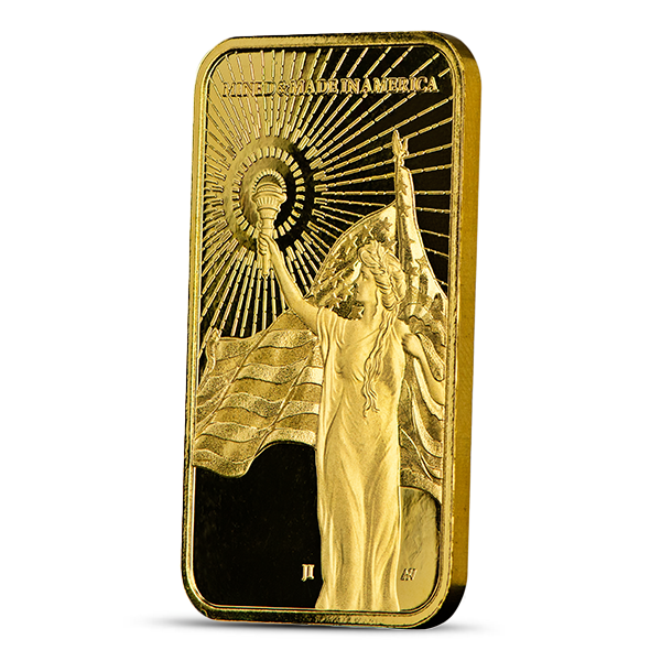 Buy the 1 oz Asahi American Reserve Columbia Goddess .9999 Gold Bar (in ...