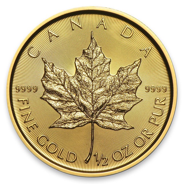 Canada 1 2 Oz Gold Maple (random Year) 