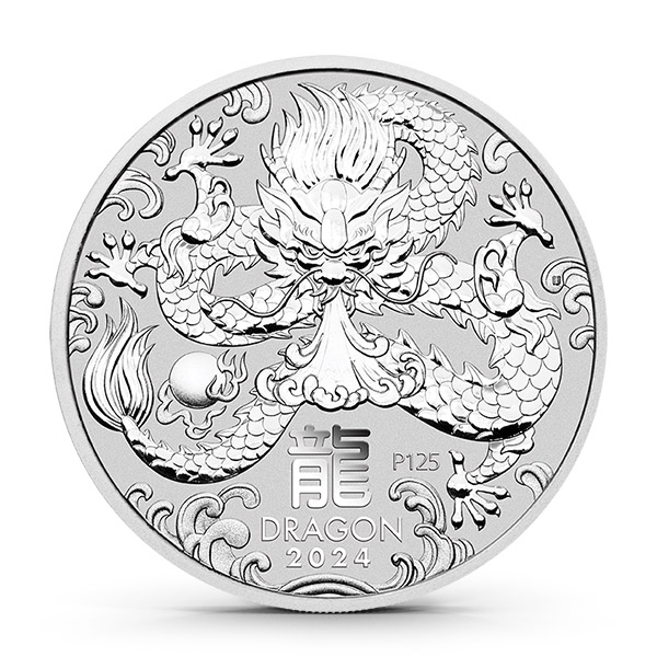 Buy the 2024 Australia 1/2 Oz Silver Lunar Dragon Coin (BU Buy the 2024 Australia 1/2 Oz Silver Lunar Dragon Coin (BU