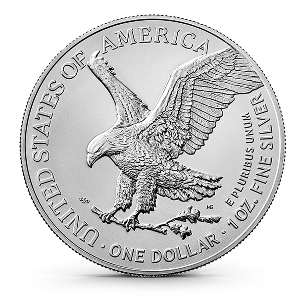 Buy the 2025 1 Oz American Silver Eagle Monster Box of 500 Coins (BU) Monument Metals