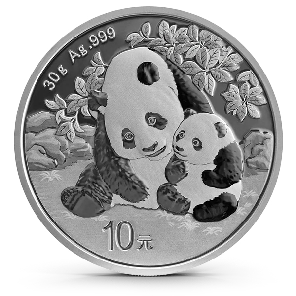2025 30 Gram Chinese Silver Panda Coin (BU) l JM Bullion™