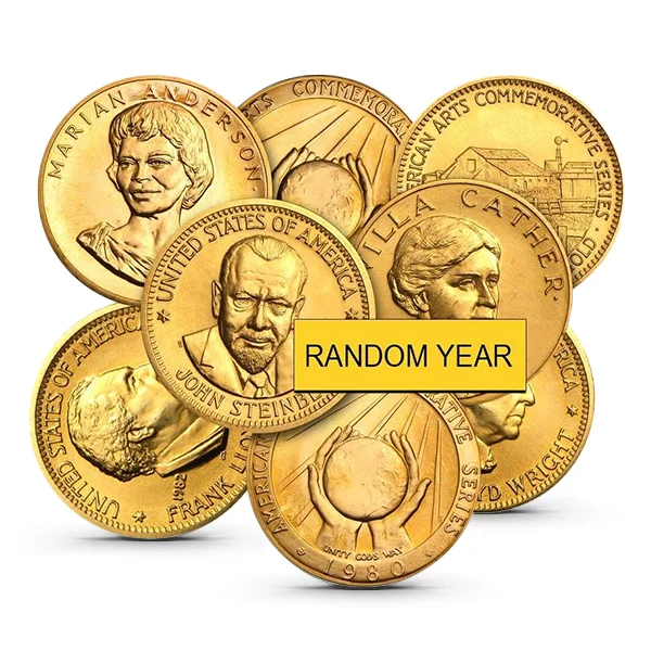 Buy U.S. Mint 1/2 oz Gold Commemorative Arts Medal (Random Buy U.S. Mint 1/2 oz Gold Commemorative Arts Medal (Random