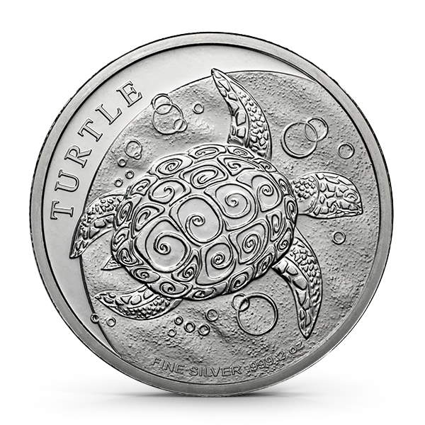 Buy the 2024 Niue 2 oz Silver $5 Hawksbill Turtle (BU) | Monument 