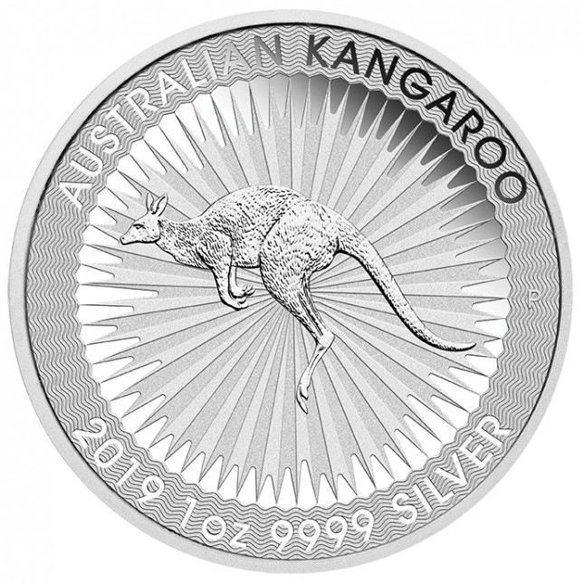 2019 1 Oz Australia Silver Kangaroo (BU)