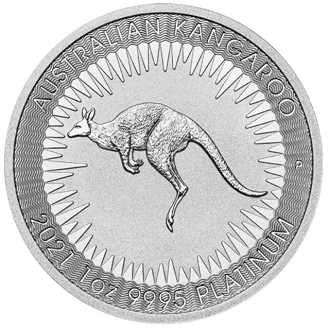 2021 1 Oz Australia Platinum Kangaroo (BU)
