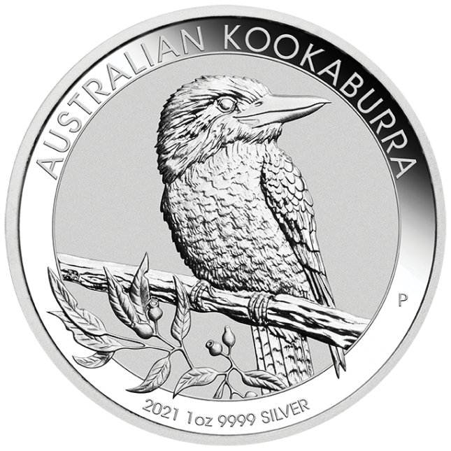 2021 Australia 1 Oz Silver Kookaburra (BU)