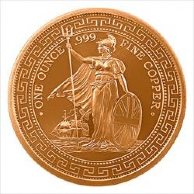 1 oz Copper Round | British Trade Dollar (BU)