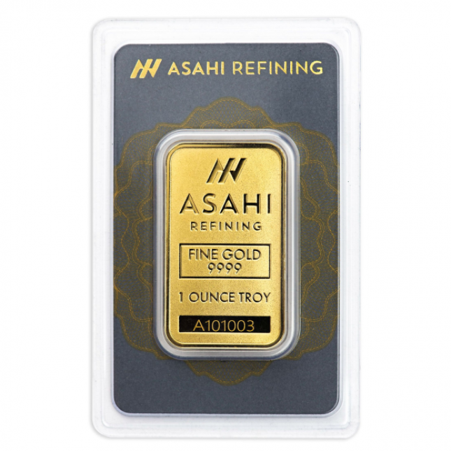 Asahi 1 oz Gold Bar (In Assay)