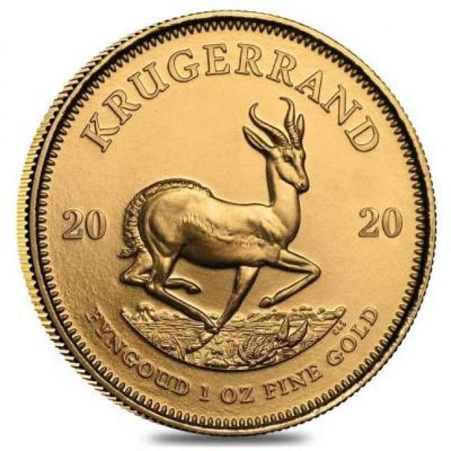 Buy the 2020 1 Oz South Africa Gold Krugerrand Monument Metals