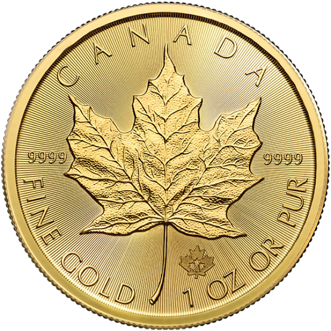 2021 Canada 1 Oz Gold Maple Leaf (BU)