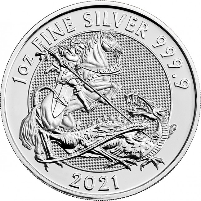 2021 Royal Mint 1 Oz Silver Valiant Coin (BU)