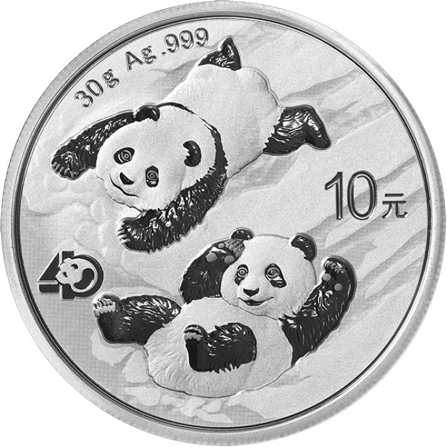 2022 China 30 Gram Silver Panda (In Capsule)