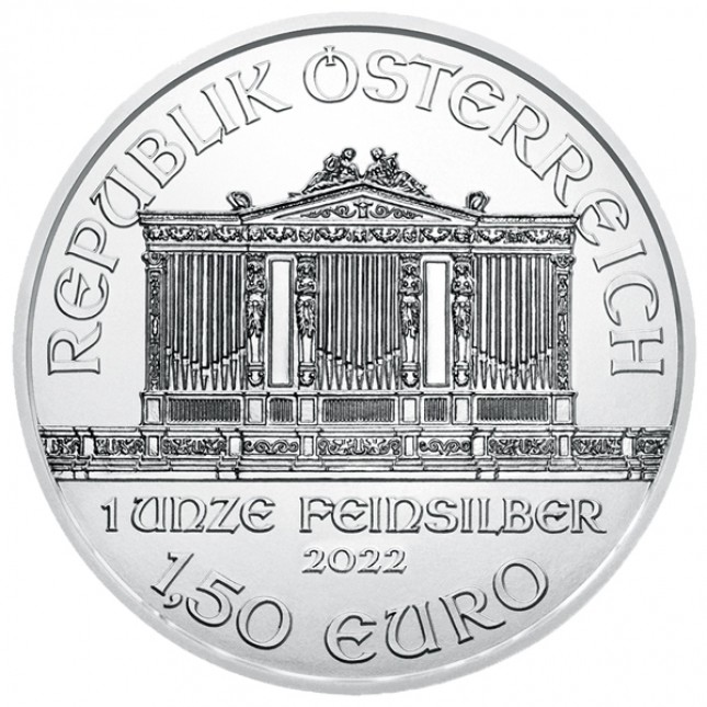 2022 Austria 1 Oz Silver Philharmonic (BU)