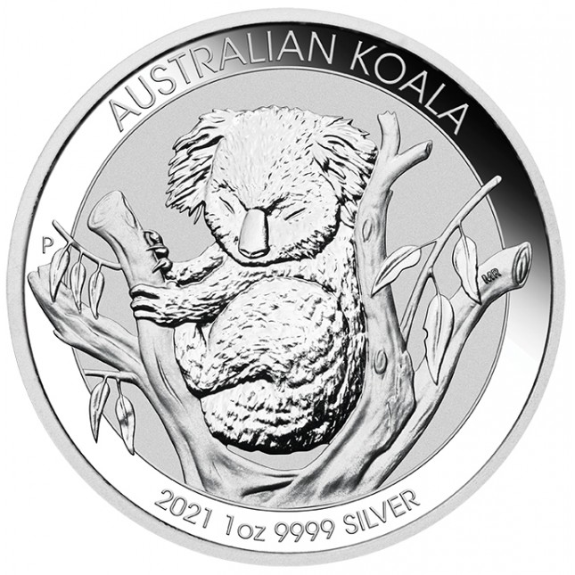 2021 Australia 1 Oz Silver Koala