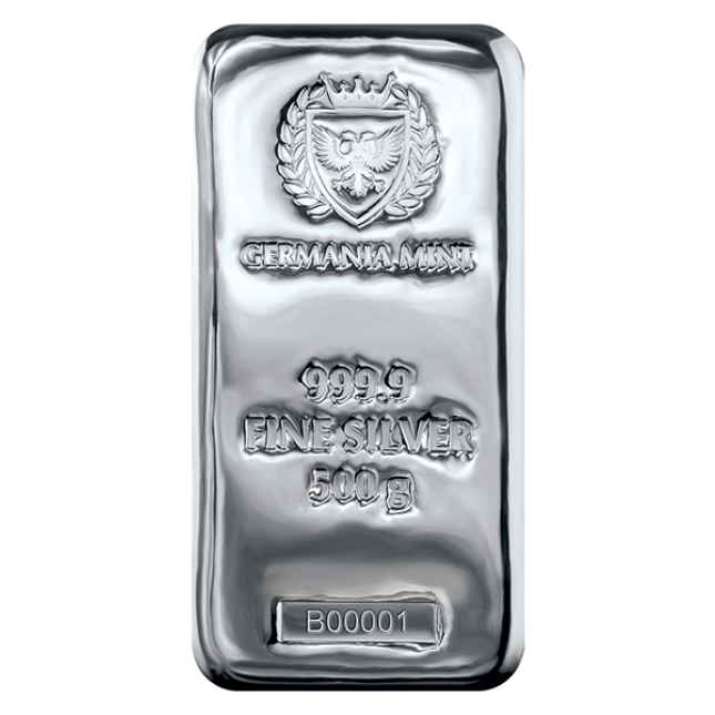 Germania Mint 500 Gram Silver Bar (New)