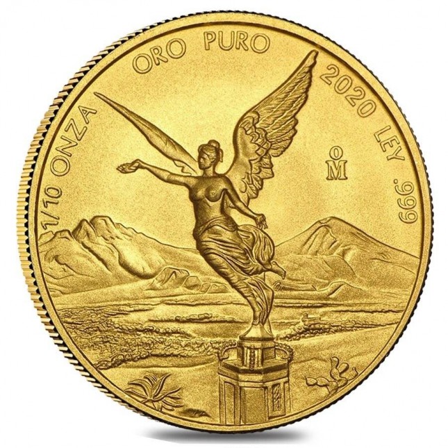 2020 1/10 Oz Mexican Gold Libertad (BU)