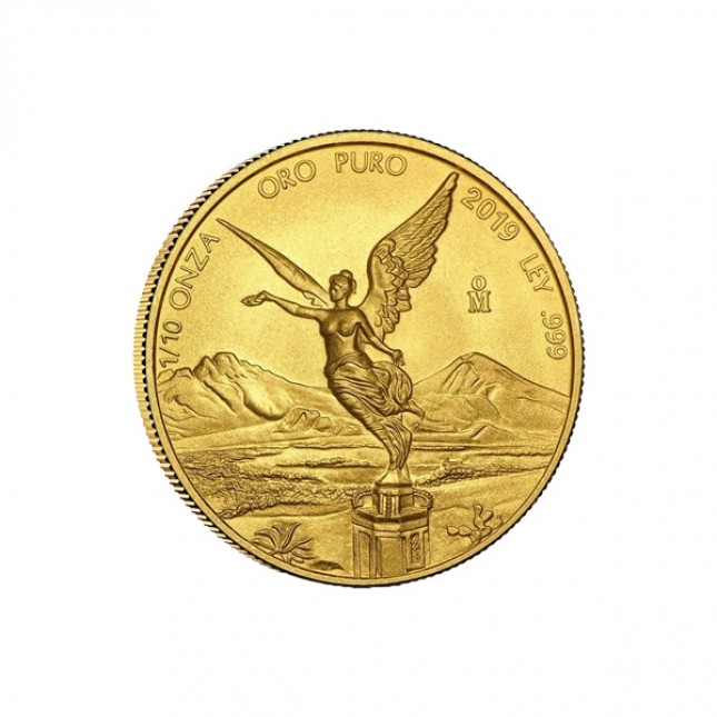 2019 1/10 Oz Mexican Gold Libertad (BU)