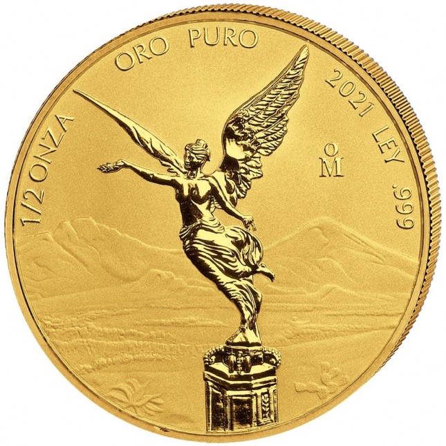 2021 1/2 Oz Mexican Reverse Proof Gold Libertad