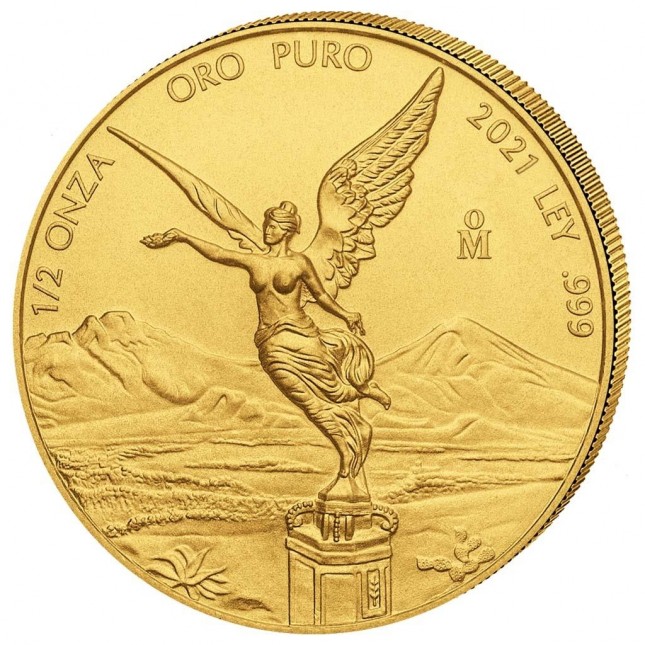 2021 1/2 Oz Mexican Gold Libertad (BU)