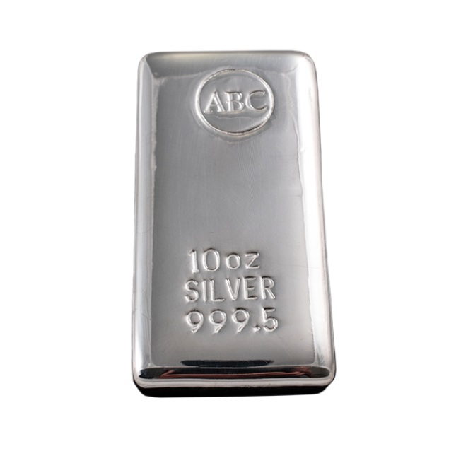 Australian Bullion Company 10 Oz Silver Bar (New)