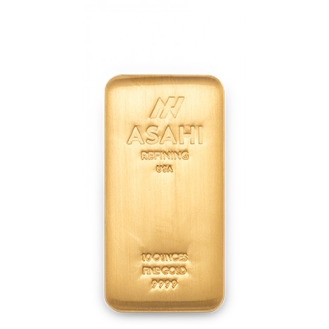 Buy the Asahi 10 oz Gold Bar | Monument Metals