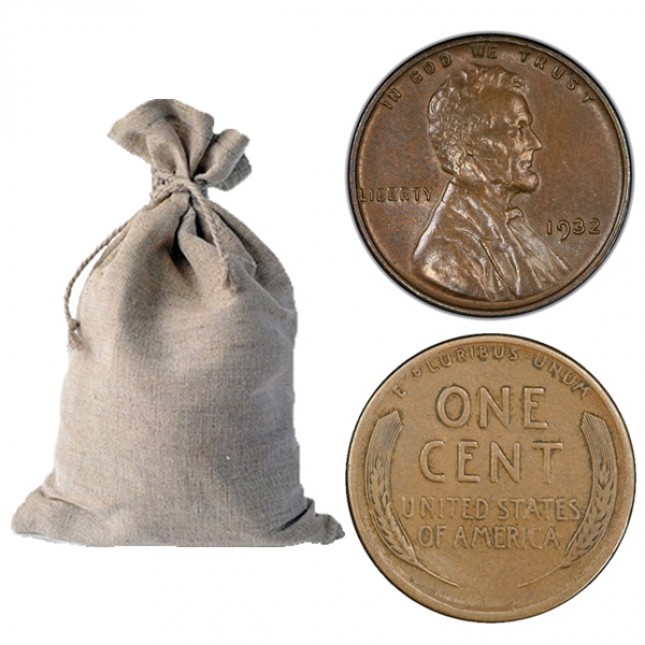 1930-1939 Lincoln Wheat Cent 5,000-ct Bag