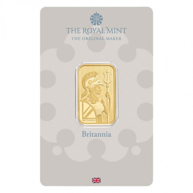 10 Gram Royal Mint Gold Britannia Bar (New)