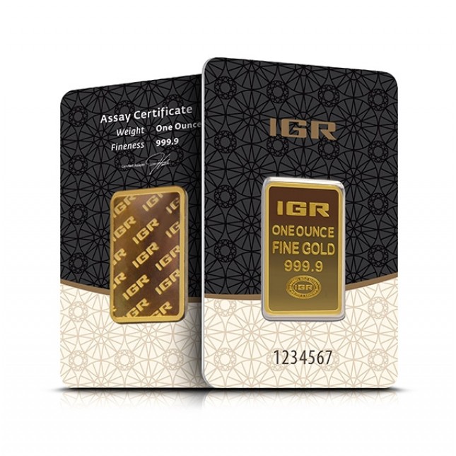 1 Oz Istanbul Gold Refinery Bar (In Assay)