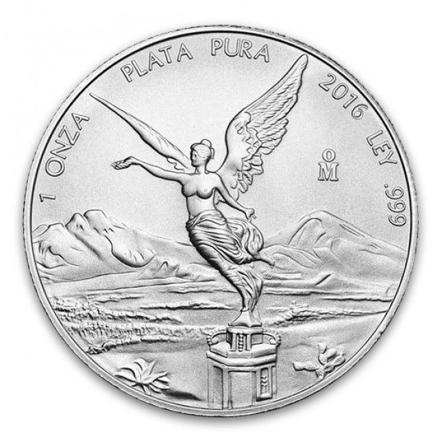 2016 1 Oz Mexican Silver Libertad Coin (BU)