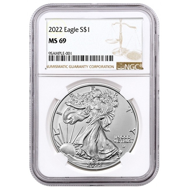 2022 American Silver Eagle NGC MS69