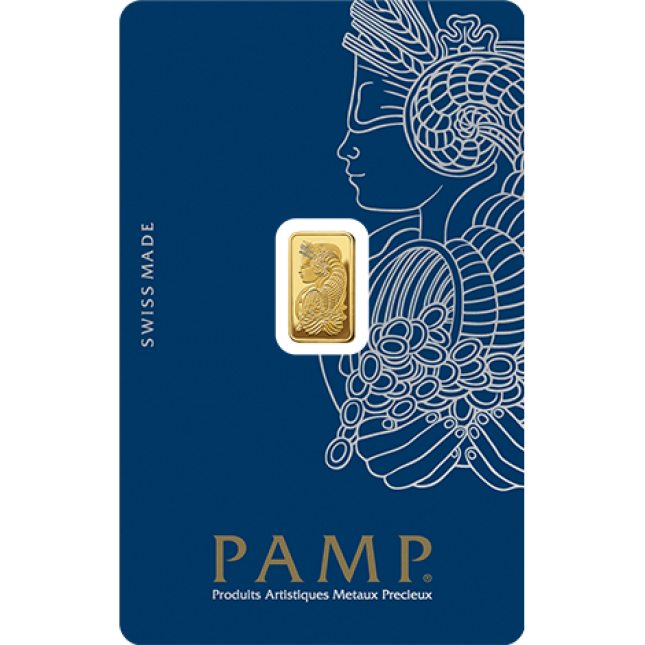1 Gram PAMP Suisse Gold Bar (In Assay)