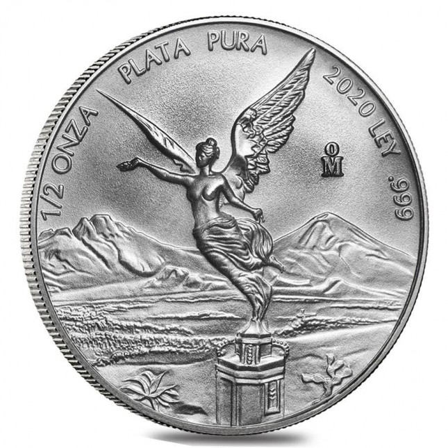 2020 1/2 Oz Mexican Silver Libertad Coin (BU)